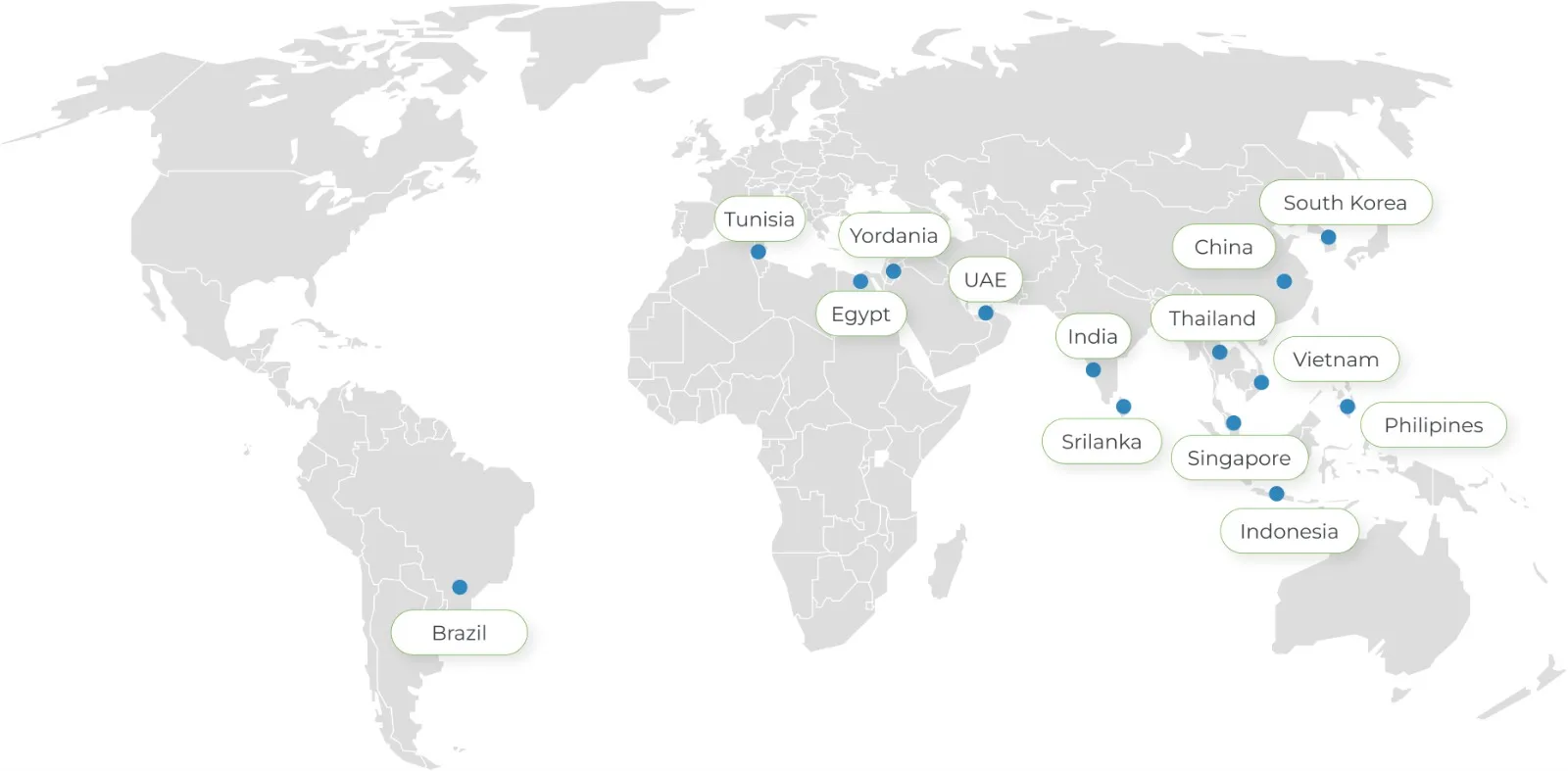 world map - tradeasia